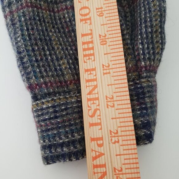 International Scene Wool Plaid Jacket Vintage Lined Button Front Womens Size 12 - Picture 11 of 14
